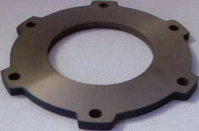 Piastra intermedia per freno a doppio disco