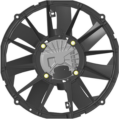 Elettroventilatore assiale SPAL brushless 48V